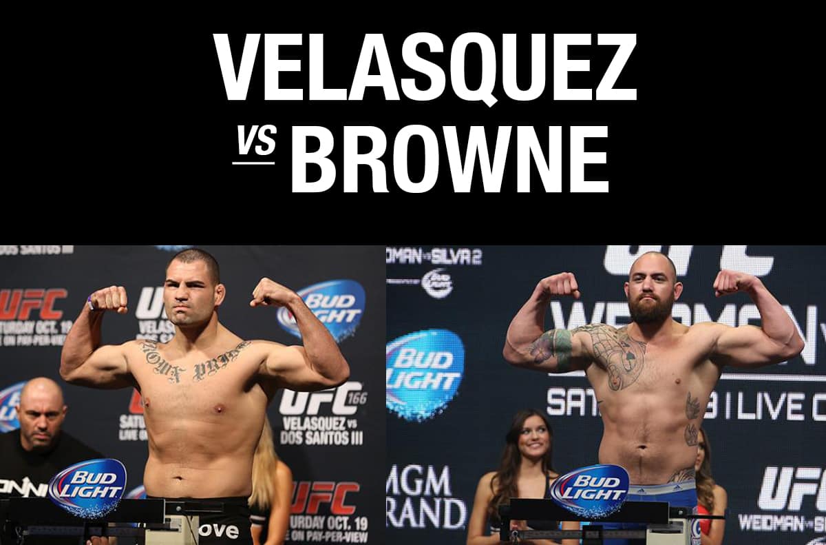 UFC 200 Velasquez vs Browne / The Guy Blog