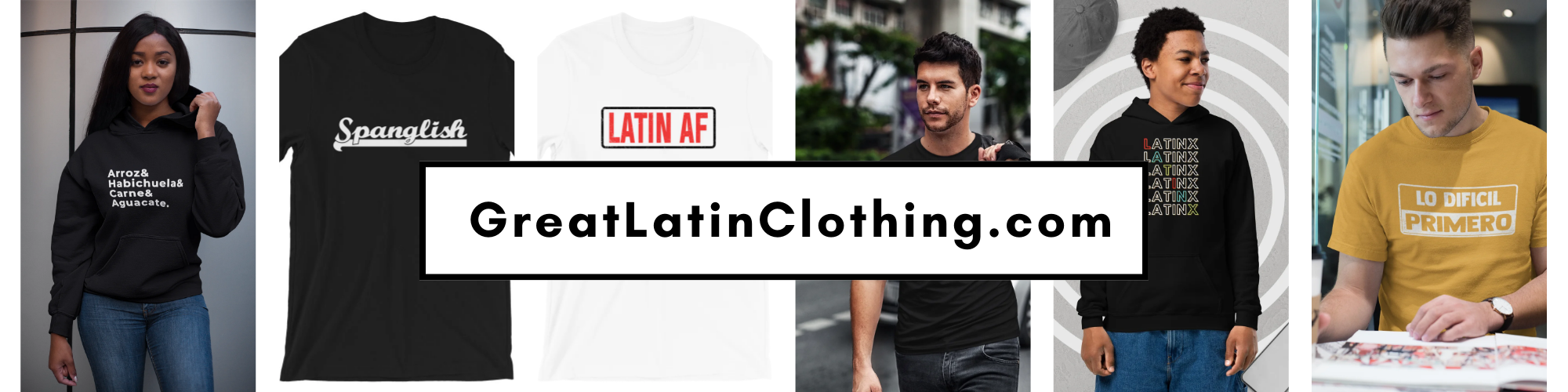 Great Latin Clothing Online Store Banner